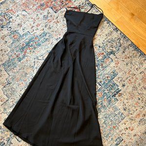 Nasty Gal Women's Cowlneck Black Dress